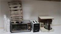 Misc Lot-Toaster Oven, Coffee Pot & More