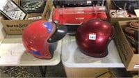 2 x Vintage Helmets (Display Only)