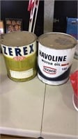 2 x Gallon Tins, Zerex and Havoline