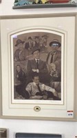 Framed Frank Sinatra Print 570mm x 740mm