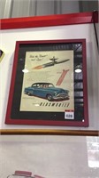 Oldsmobile Framed Advert 380mm x 450mm