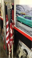 4 x American Flags