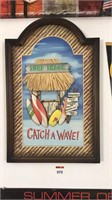 3D Surf Shack Framed Picture 440mm x 680mm