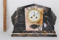 FRENCH ART DECO MARBLE CLOCK