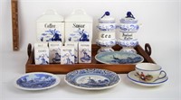 LOT OF DELFT AND OTHER CERAMICS