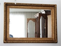 LARGE GESSO FRAMED MIRROR