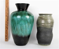 TWO PIECES OF ART POTTERY
