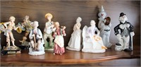 LARGE LOT OF PORCELAIN AND COMPOSITE FIGURES