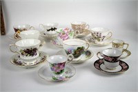 LARGE LOT OF CUPS AND SAUCERS
