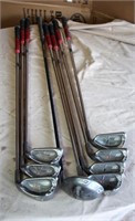 PARTIAL SET OF PING GOLF CLUBS
