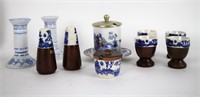 LOT OF BLUE AND WHITE PORCELAIN