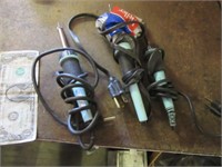 Lot 3 Weller Handheld Solder Irons Tools