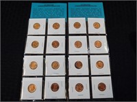 16 US Treasury Commemorative Mediallions
