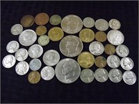 Assorted American & Foreign Coins