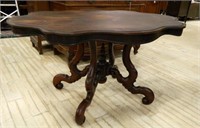 Turtle Top Parlor Table.