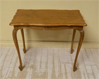 Louis XV Style Oak Tea Table.