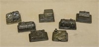 French Pewter Medical Bag Ornaments.
