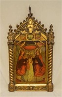 Gilt Florentine Religious Icon.