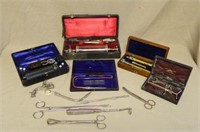 Early Medical Equipment Sets and Tools.