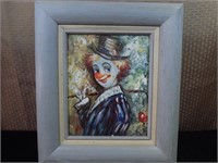 Clown Oil Painting