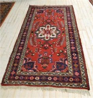 Indian Hand Knotted Wool Rug.