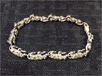 Kabana Jaguar Lioness Sterling Bracelet