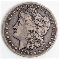 Coin 1893-S  Morgan Silver Dollar as Fine