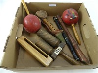 BOX: VARIOUS WIND & HAND INSTRUMENTS