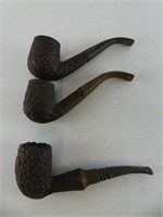 TRAY: 2 FULL-BENT & OTHER TOBACCO PIPES