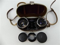2- CARL ZEISS LENSES IN LEATHER CASE