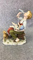 Hungry Babysitter by Pucci Capodimonte Figurine