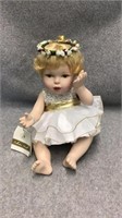 Franklin Heirloom Porcelain Doll Angel Kisses Baby