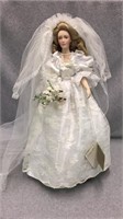 Franklin Heirloom Porcelain Doll Bridal Splendor