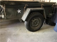MILITARY SMALL PULL BEHIND TRAILER
