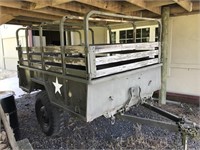 MILITARY LARGE PULL BEHIND TRAILER