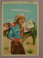 +1950's Post Cereal Roy Rogers Pop-Out Card #24