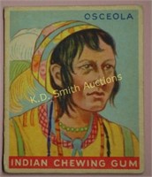 1933 GOUDEY INDIAN CHEWING GUM Card #29 of 96