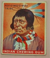 1933 GOUDEY INDIAN CHEWING GUM Card #11 of 48
