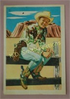 +1950's Post Cereal Roy Rogers Pop-Out Card #11