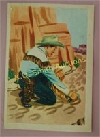 +1950's Post Cereal Roy Rogers Pop-Out Card #6