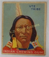 of1933 GOUDEY INDIAN CHEWING GUM Card #8 of 96