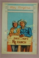 +1950's Post Cereal Roy Rogers Pop-Out Card #1