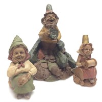 Tom Clark Gnomes “crisp”, “sassy”, & “thumblena”