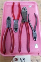 (4) assorted wire cutters