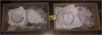 2 boxes of gold trimmed China set