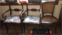 Lot of three chairs
