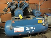 Quincy QT10 Tank Mounted 10 HP Air Compressor