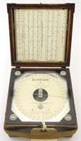 WW2 Wallace & Tiernan altimeter in Wooden Case