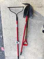 Rack, Shovel and Hoe