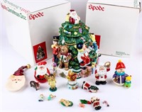 2 Spode Christmas Cookie Jars in Orig Boxes